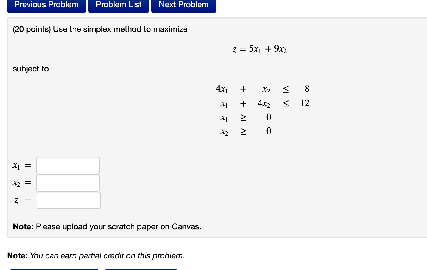 Solved Previous Problem Problem List Next Problem (20 | Chegg.com