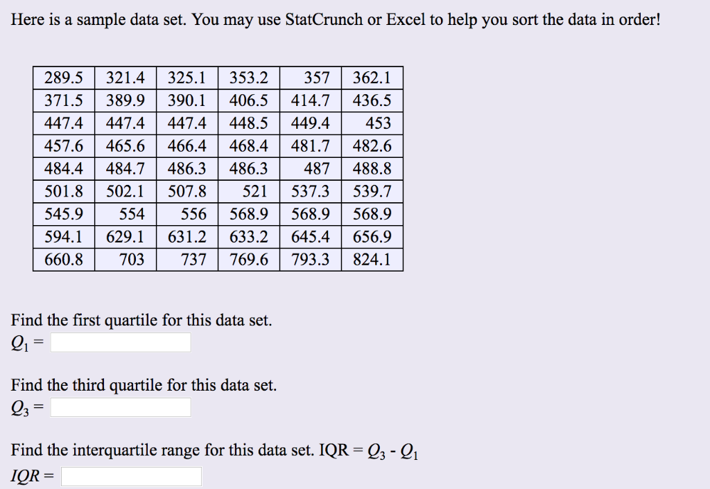 Solved Calculate The 25th Percentile Of The Data Shown 9 3 Chegg Com   Php9lAzuB 