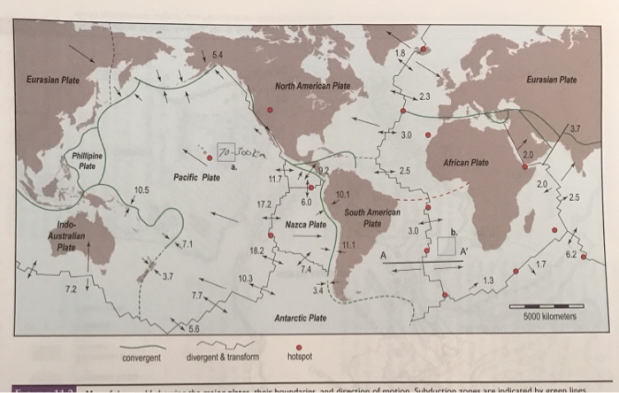 Solved 156 Exercise 11 Continental Drift and Plate Tectonics | Chegg.com