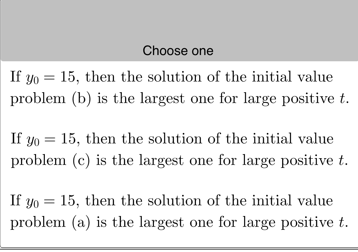 Solved Solve each of the following initial value problems. | Chegg.com