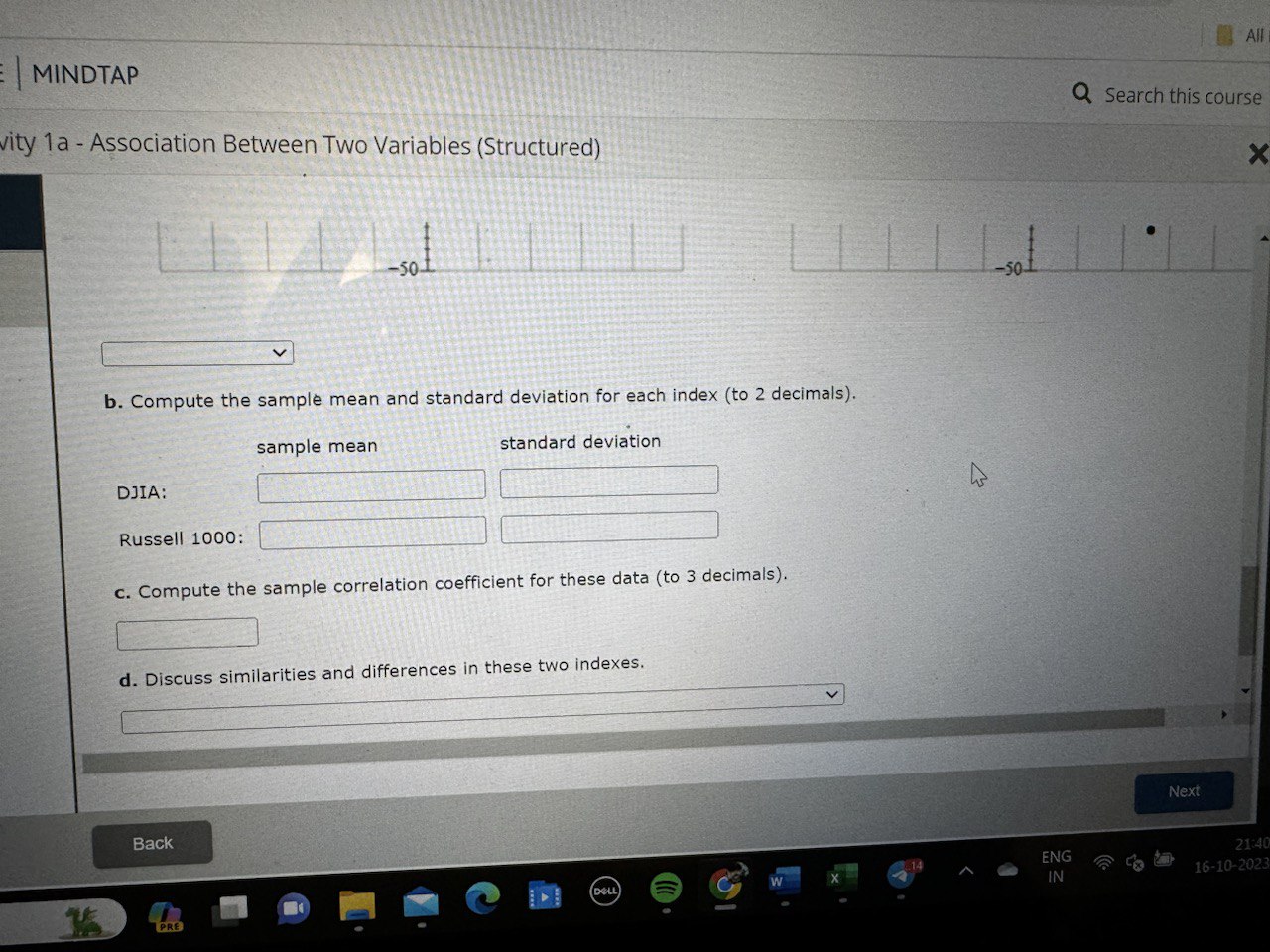 Solved y 1a - Association Between Two Variables | Chegg.com