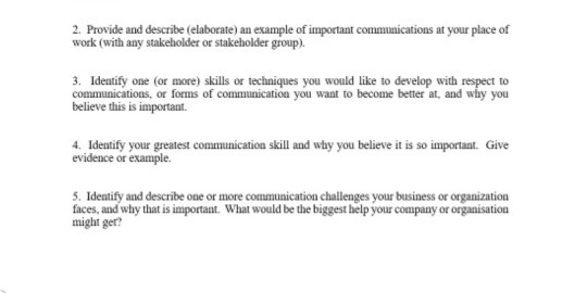 Solved 2. Provide and describe (elaborate) an example of | Chegg.com