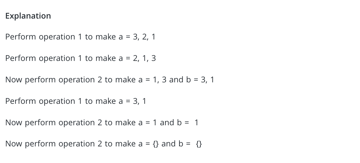 Solved You Are Given Two Arrays Each Of Size N, A And B | Chegg.com