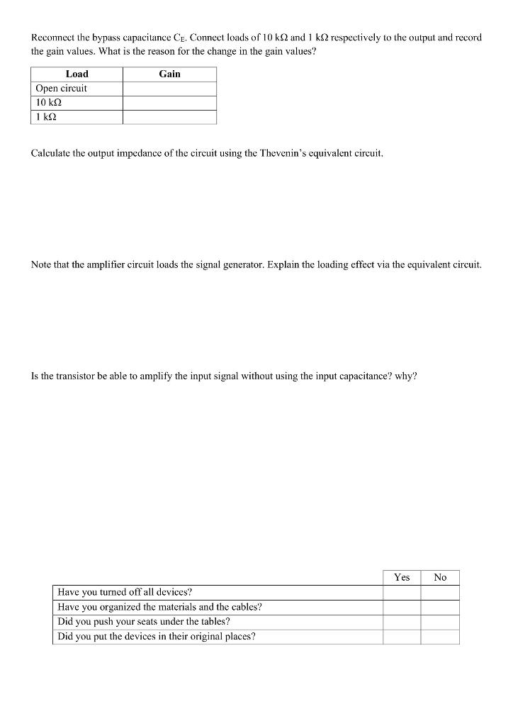 EXPERIMENT 3 Investigation of the Amplifier Effect of