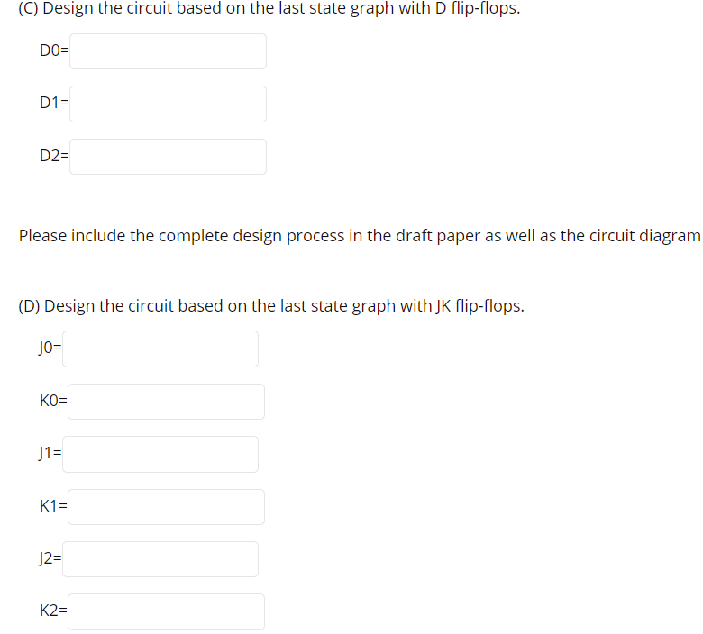 Solved Design a sequential logic circuit based on the | Chegg.com