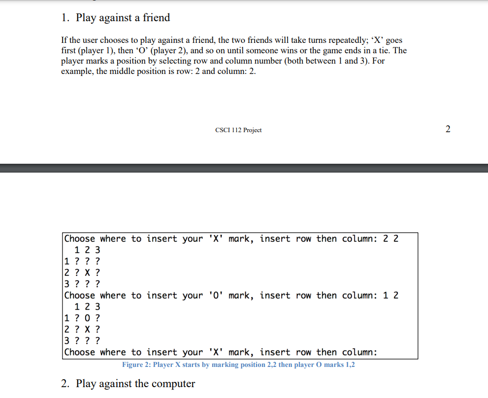Solved Write a C++ program to create a tic tac toe game. | Chegg.com