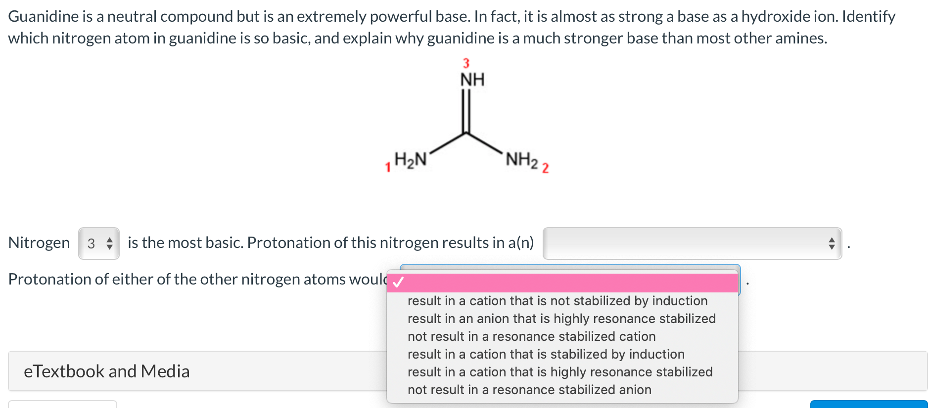 Solved Guanidine Is A Neutral Compound But Is An Extremely | Chegg.com