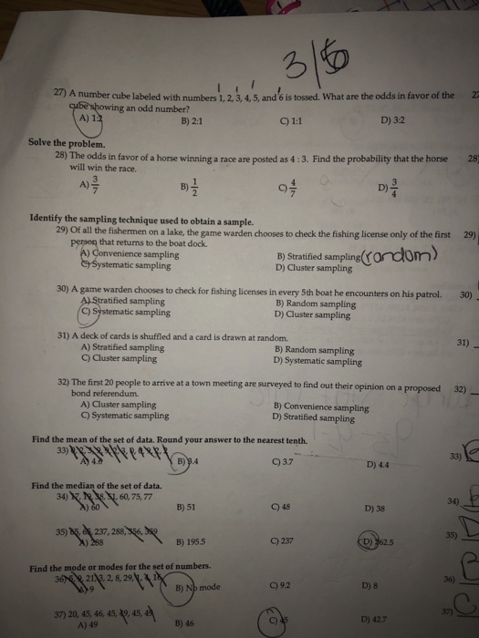 Solved Are my answers correct so far ? Need help with 28, 31 | Chegg.com