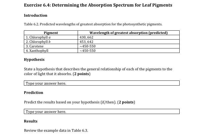Solved Exercise 6.4: Determining the Absorption Spectrum for | Chegg.com