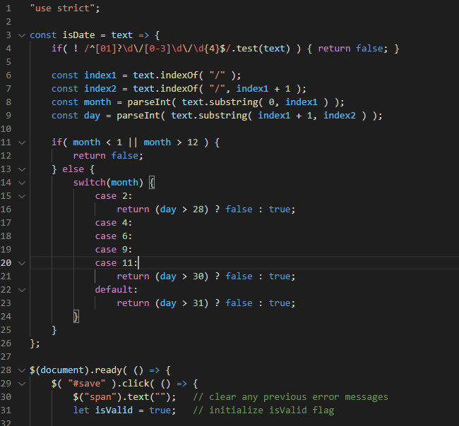 Solved Code Provided: display_profile.js 