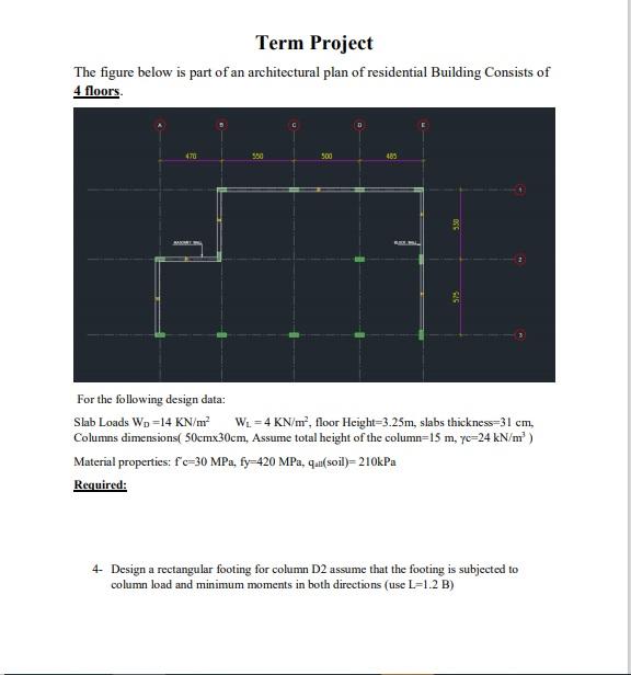 Solved Term Project The figure below is part of an | Chegg.com