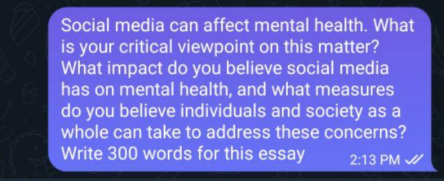 how can social media affect mental health essay