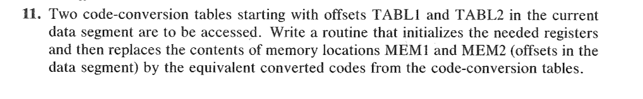 11. Two code-conversion tables starting with offsets | Chegg.com