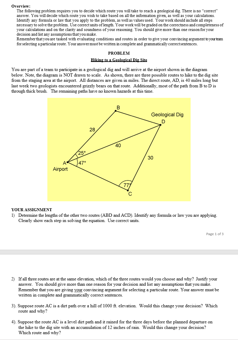 Solved Overview: The following problem requires you to | Chegg.com
