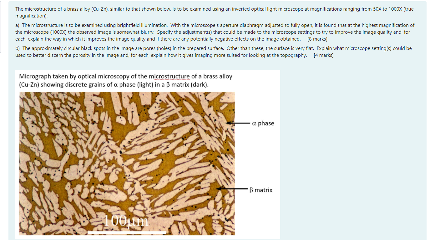 Microstructures of brass alloys (a) Pb-brass, (b) 0.5%Bi-brass, (c)