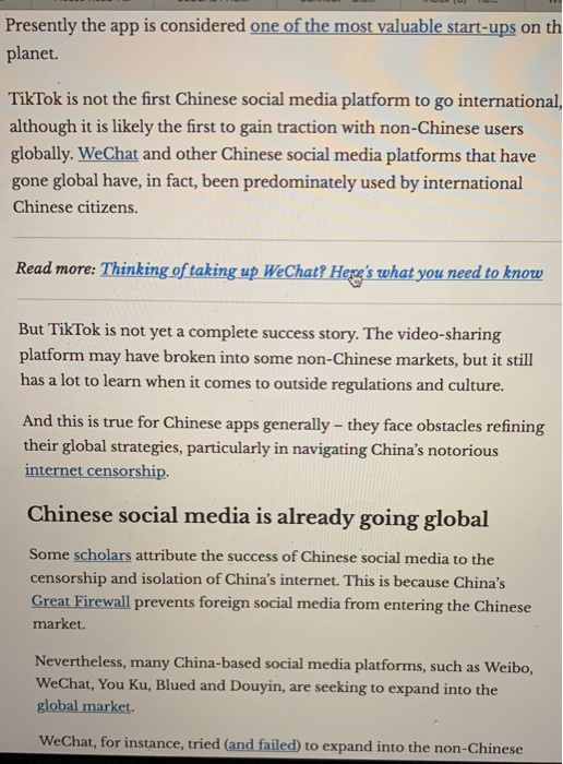 Solved: TikTok Is Popular, But Chinese Apps Still Have A L Solved: TikTok Is Popular, But Chinese Apps Still Have A L