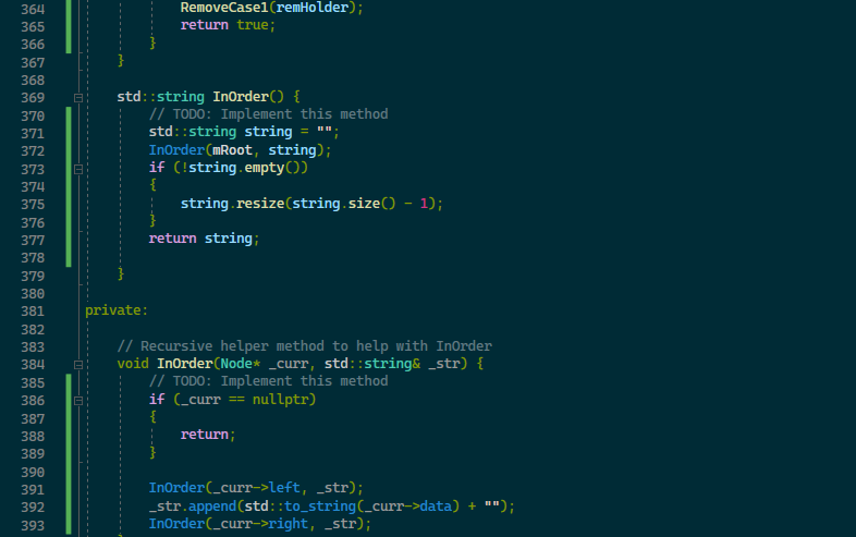 Solved ∼BST( ) \{ // TODO: Implement this method | Chegg.com