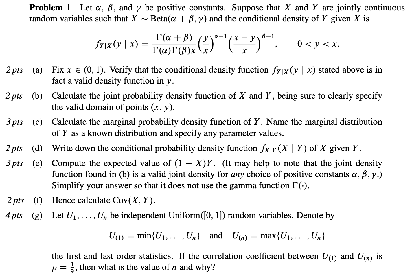 Solved Problem 1 Let A B And Y Be Positive Constants S Chegg Com