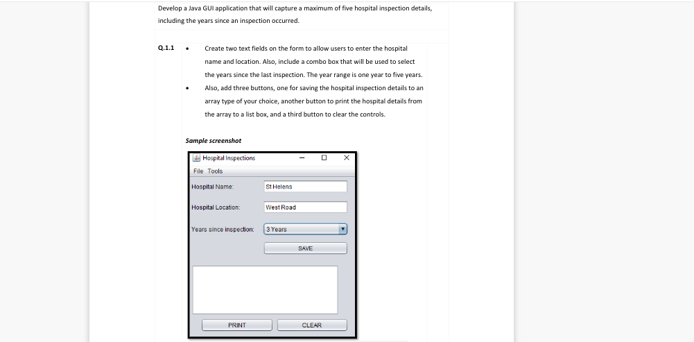 Solved including the years since an inspection occurred. | Chegg.com