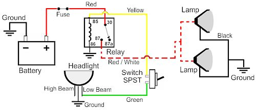 Solved I want an explanation of how this circuit ( headlight | Chegg.com