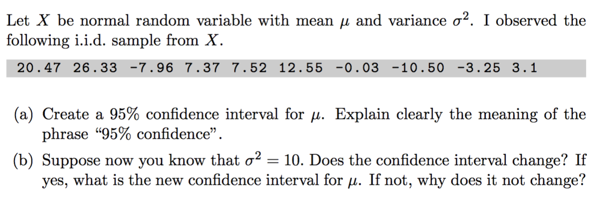 Solved Let X be normal random variable with mean u and | Chegg.com