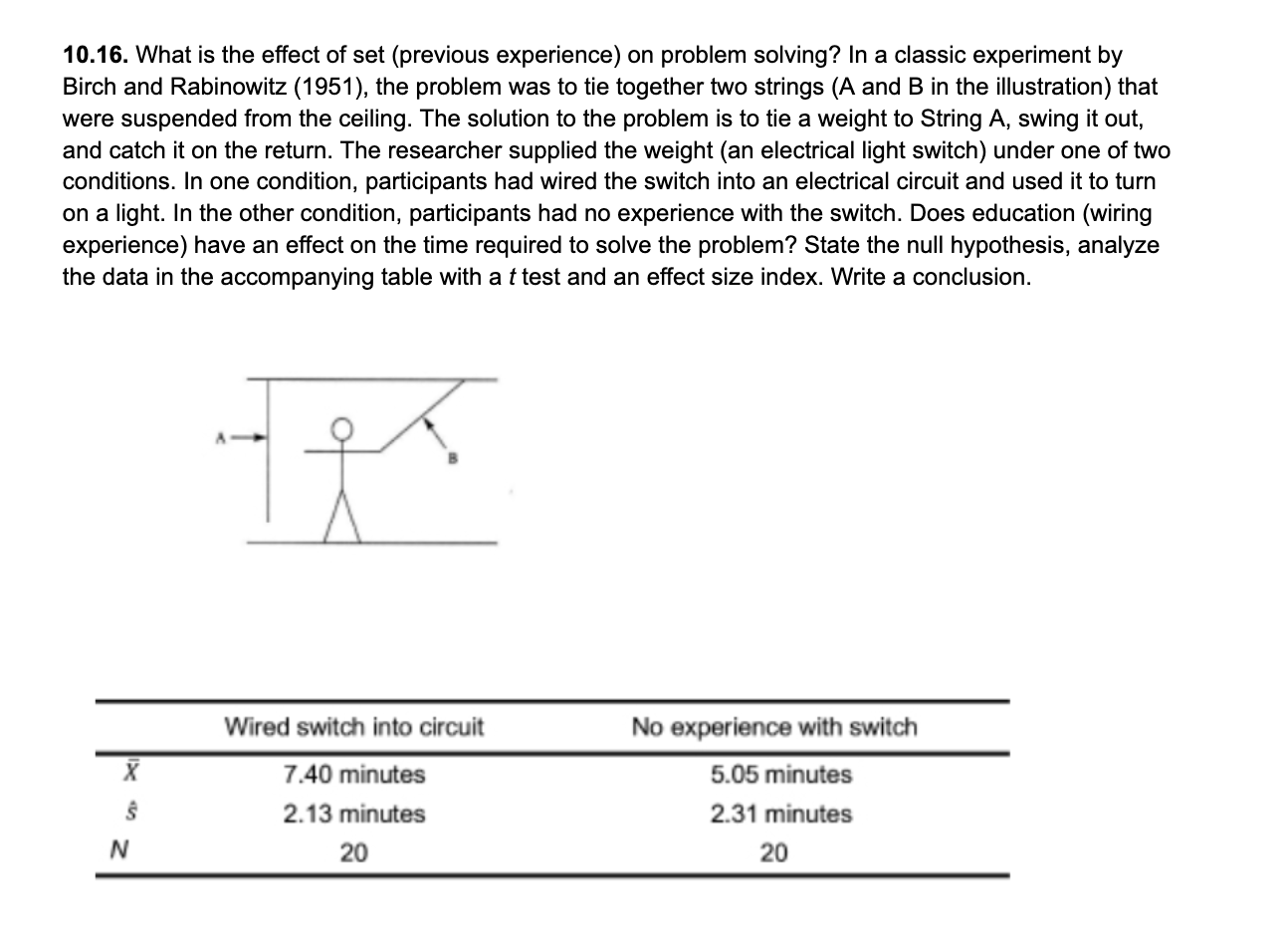 Black birch experiment