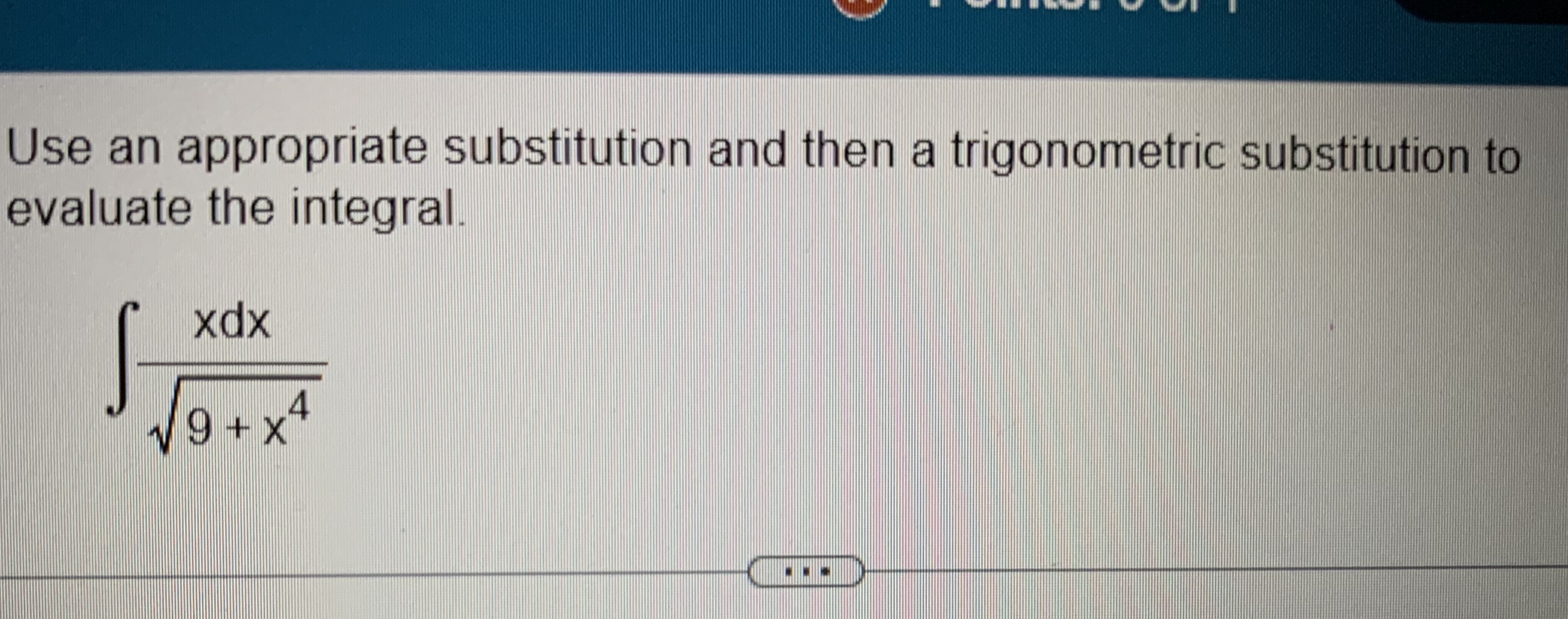solved-evaluate-the-following-integral-chegg