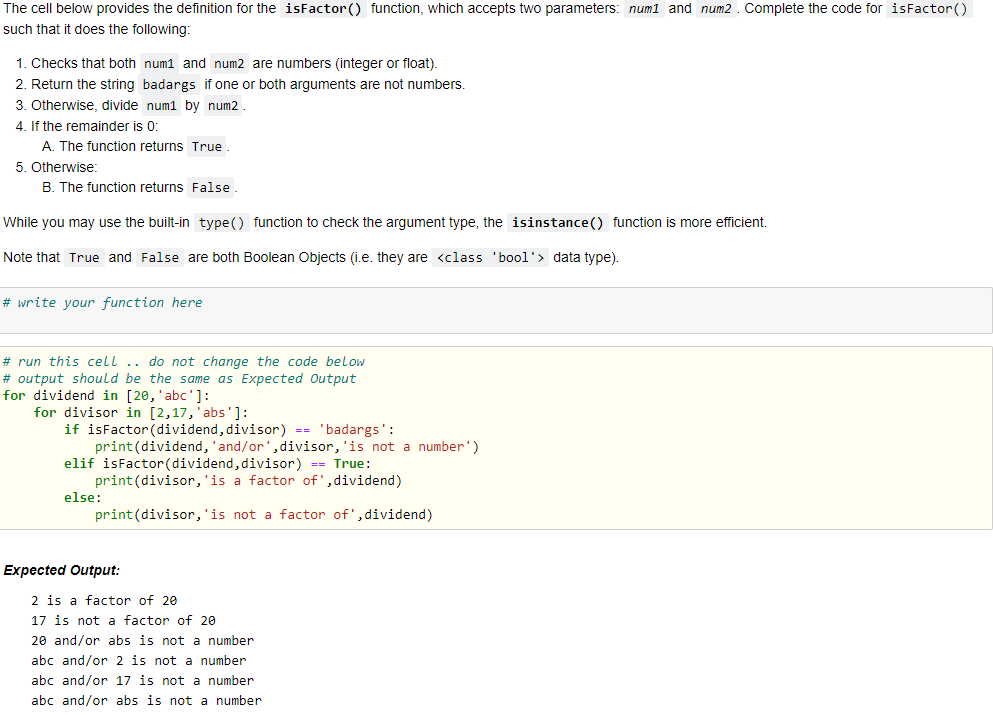 Solved The cell below provides the definition for the | Chegg.com