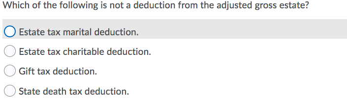 Solved Which Of The Following Is Not A Deduction From The | Chegg.com