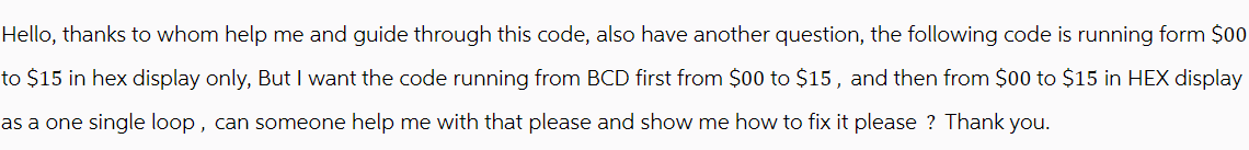 solved my code runs, but where do i put the message in... Solved Hello, thanks to whom help me and guide through this | Chegg.com