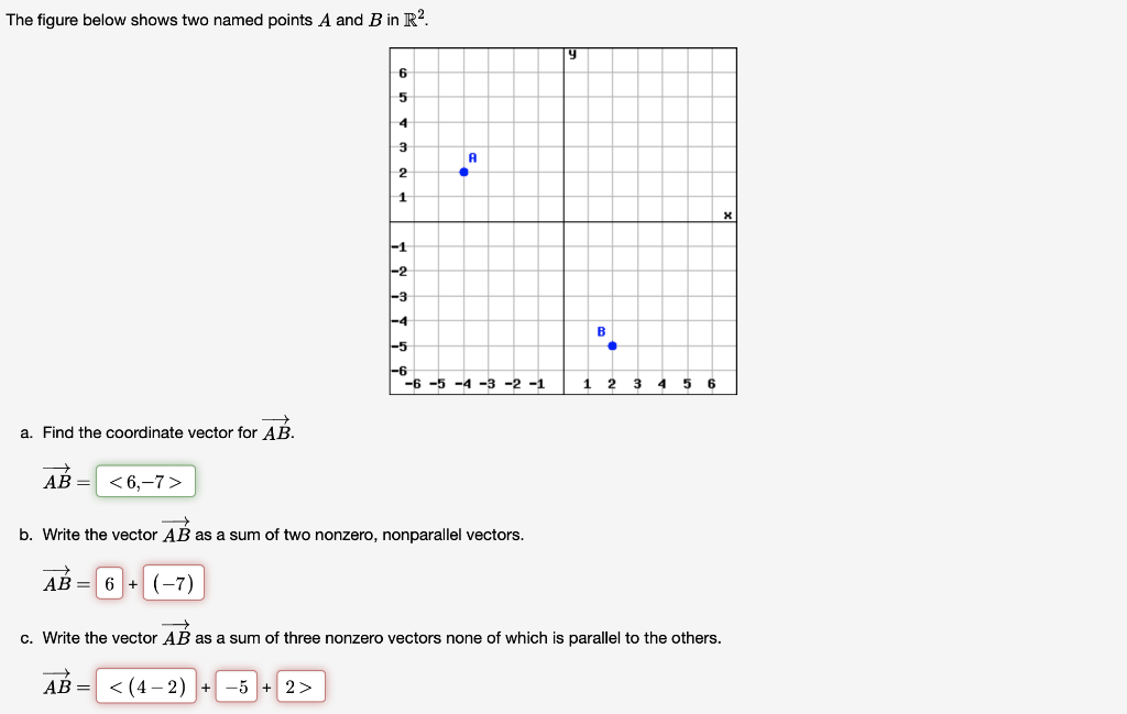 [Solved] The figure below shows two named points ( A )