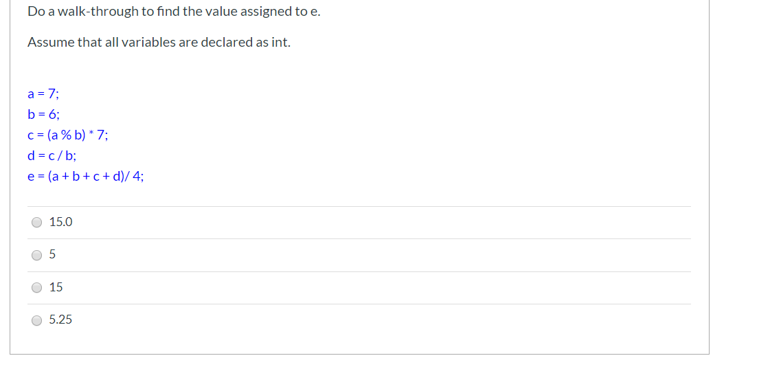 Solved What is the value of square when the following code | Chegg.com