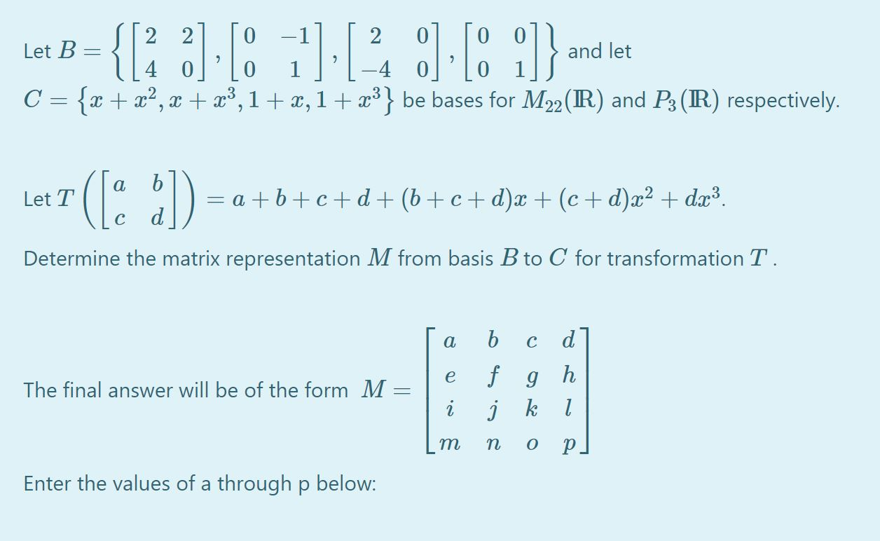 Solved Need A Value For A B C D E F G H I J K L M N O P Chegg Com