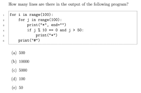 Solved In Python programming language, which of the | Chegg.com