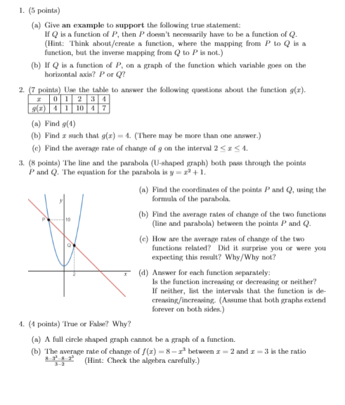 Solved 1 5 Points A Give An Example To Support The Fo Chegg Com