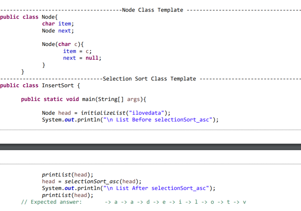 We have seen in class how selection sort algorithm | Chegg.com