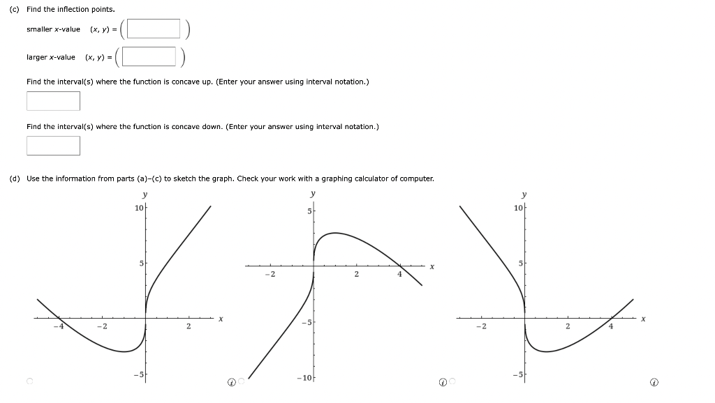 Solved Consider the following. (If an answer does not exist, | Chegg.com