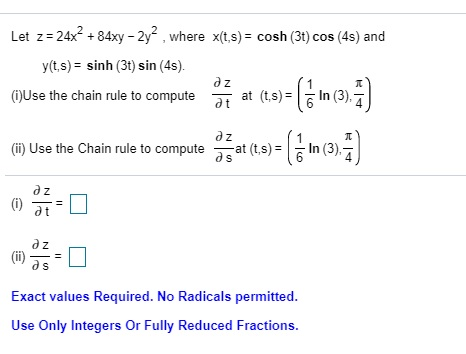 Solved Let Z Equals 24 X Squared Plus 84 Xy Minus 2 Y S Chegg Com