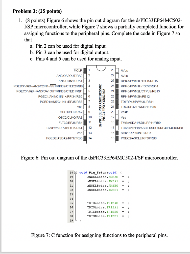 Solved Problem 3: (25 points) 1. (8 points) Figure 6 shows | Chegg.com