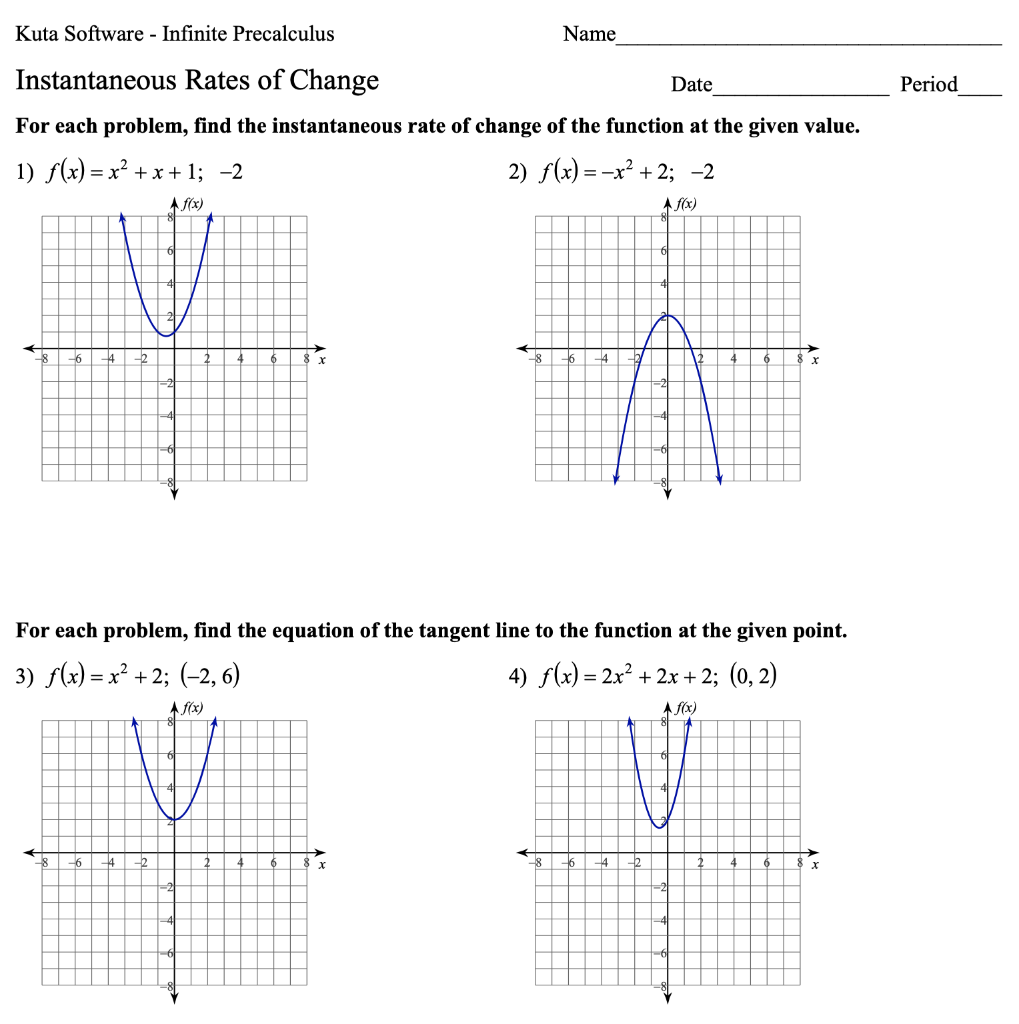 Solved Kuta Software Infinite Precalculus Name Chegg