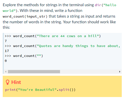 Solved Explore the methods for strings in the terminal using | Chegg.com