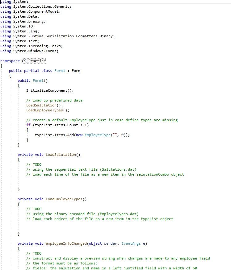 Using the supplied working example and the Visual | Chegg.com