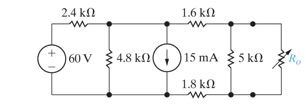 Solved Find the Thevenin equivalent for the circuit on the | Chegg.com