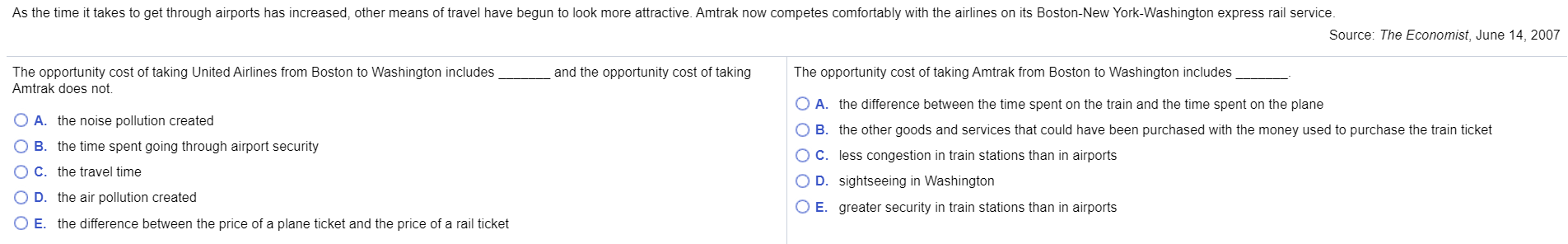 Solved As the time it takes to get through airports has | Chegg.com