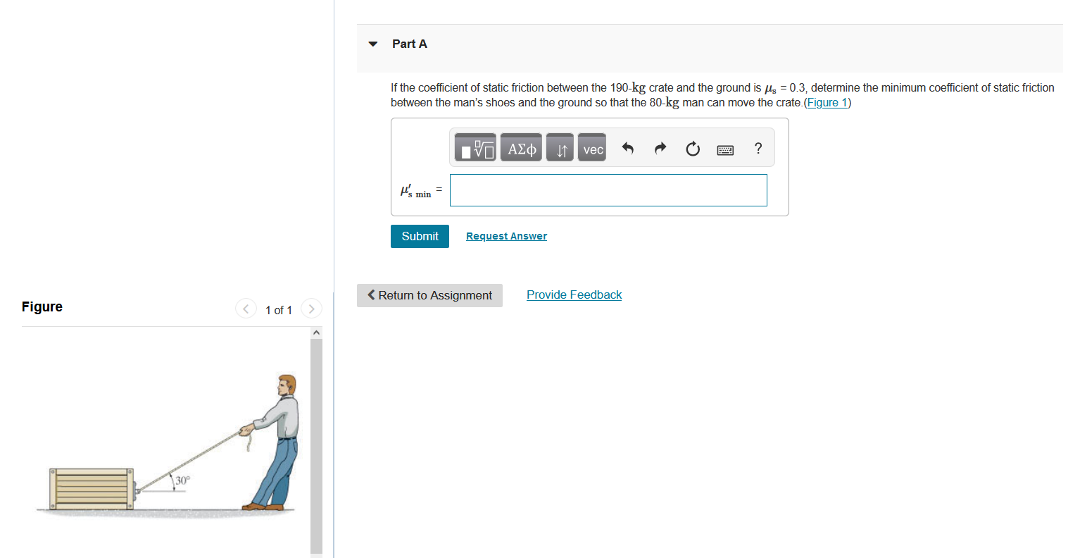 Solved If the coefficient of static friction between the | Chegg.com