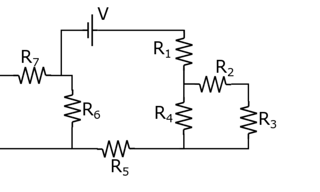 Solved 3 2 1 4 5 6 7 The resistors have the following | Chegg.com