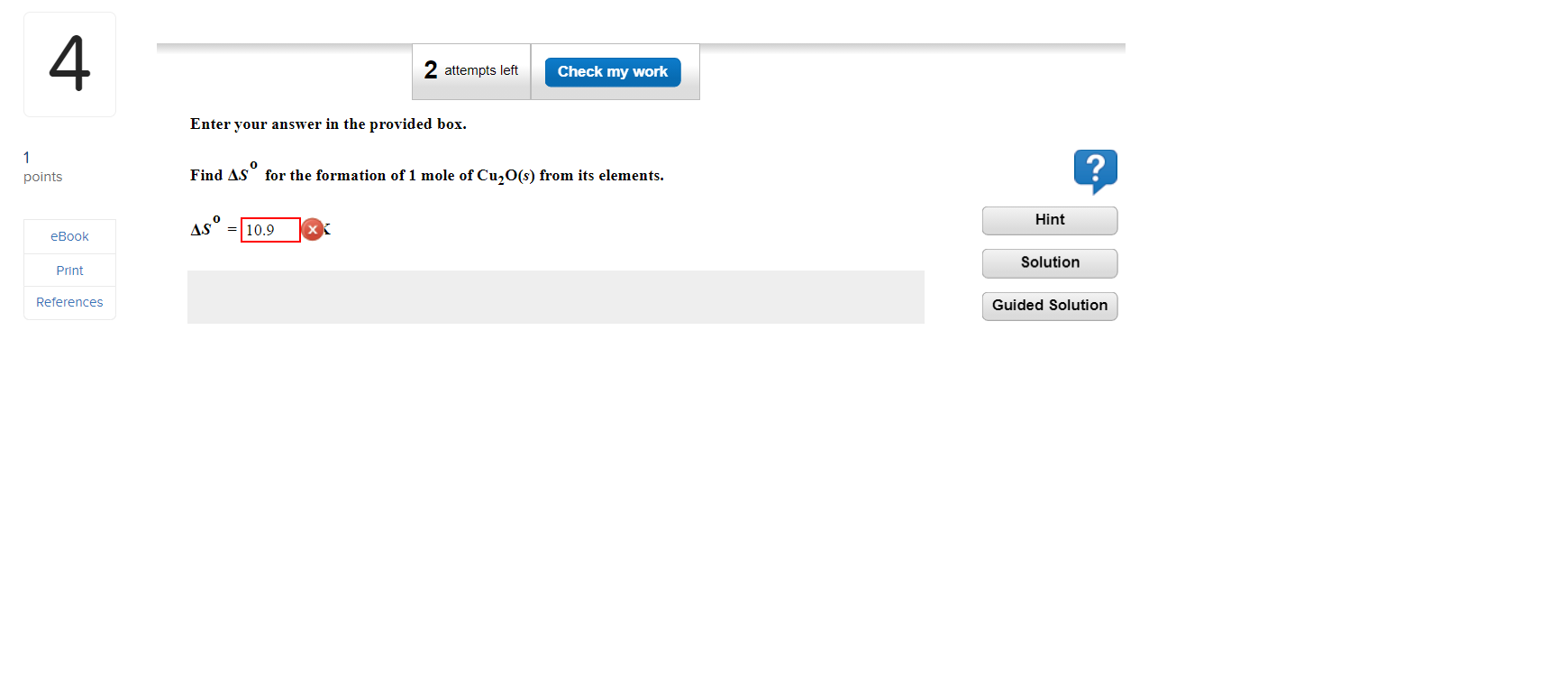 Solved 4 2 attempts left Check my work Enter your answer in | Chegg.com