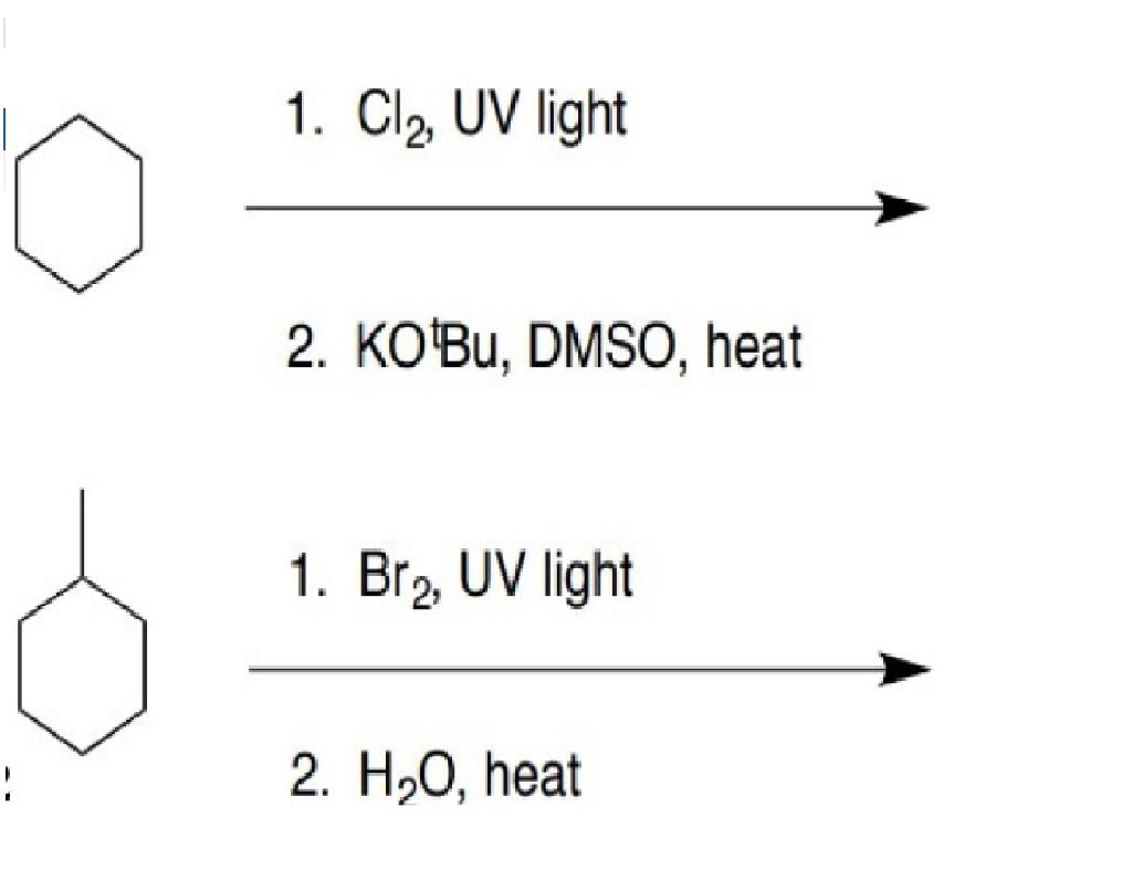 2 methylbutane cl2 in uv light