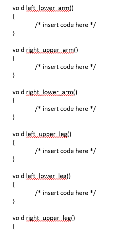 Solved • Download robotSkeleton.cpp. • Complete Steps 1, 2, | Chegg.com