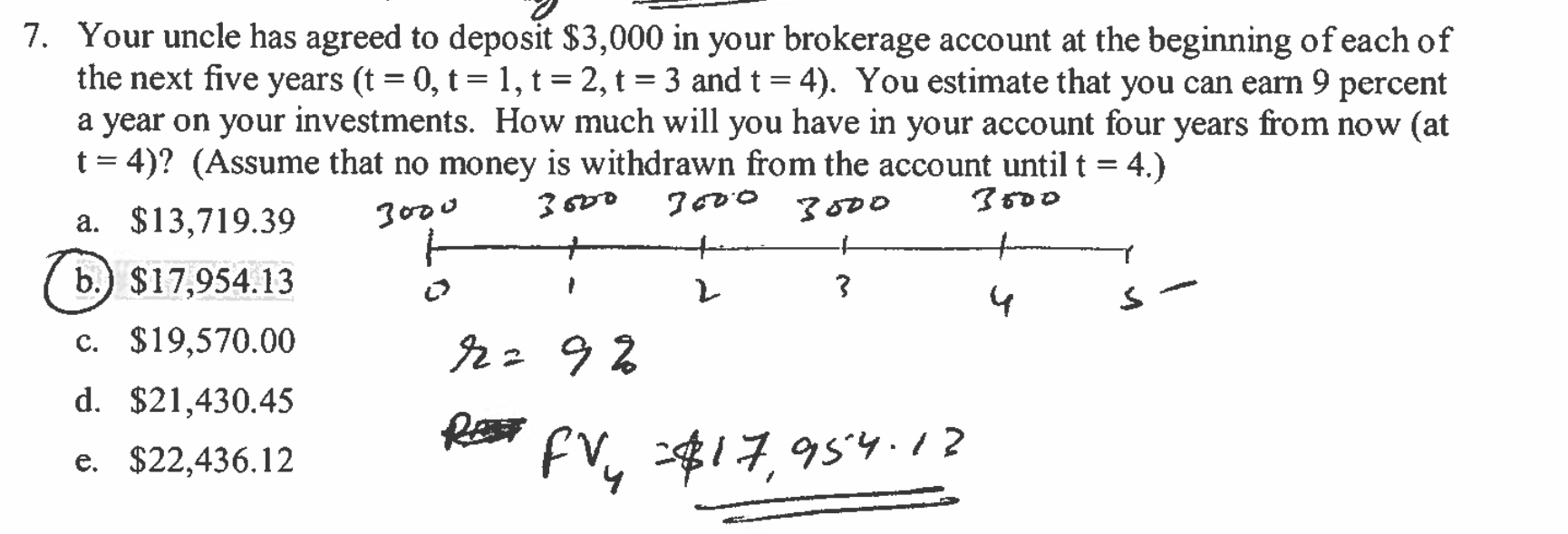 Solved your uncle has agreed to deposit 3 000 in your chegg
